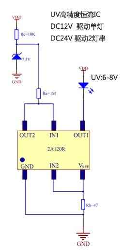 UV深紫光杀菌消毒恒流驱动IC