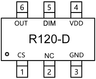 超低压差恒流芯片R120-D